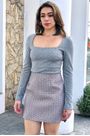 Blusa Decote Quadrado Lanca Perfume  1